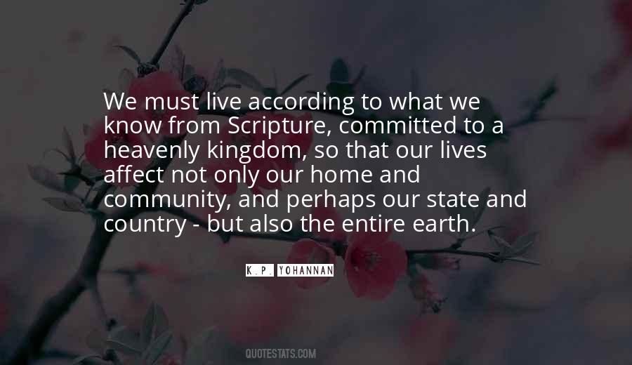 Quotes About Yohannan #725710