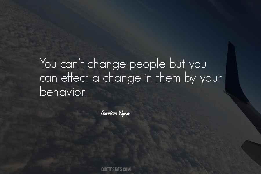 Quotes About You Cant Change People #1782043