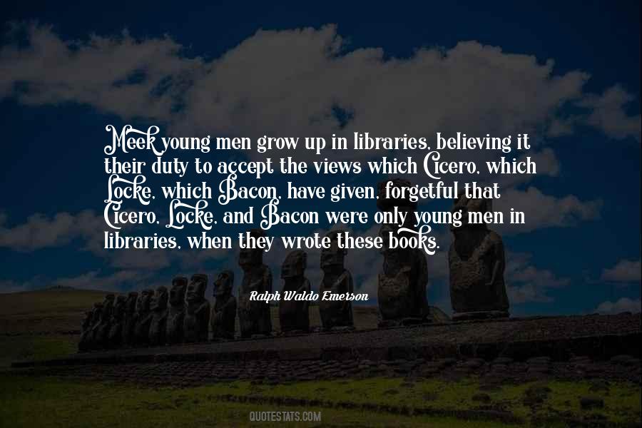 Quotes About Young Men Growing Up #1226081