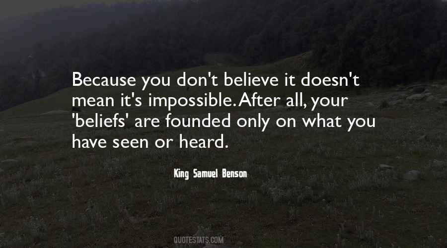 Quotes About Your Beliefs #1781135