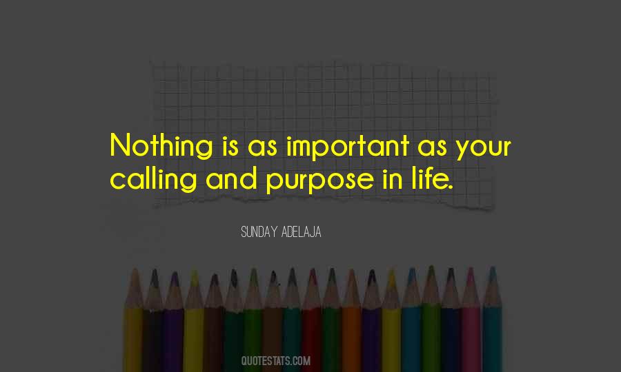 Quotes About Your Calling In Life #1564040