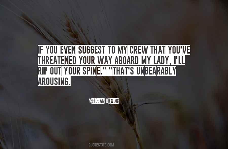 Quotes About Your Crew #1188759