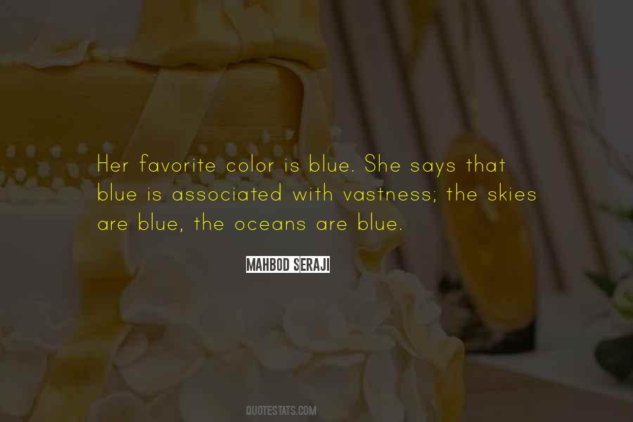 Quotes About Your Favorite Color #549705