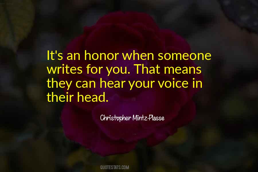 Quotes About Your Honor #4397