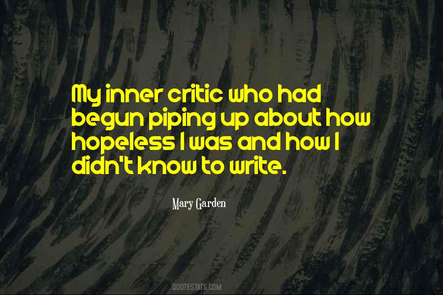 Quotes About Your Inner Critic #279345