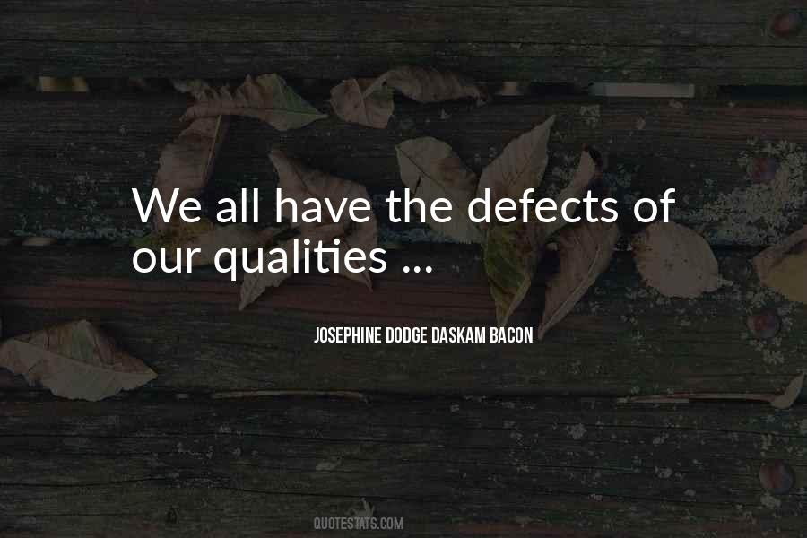 Quotes About Defects #997776
