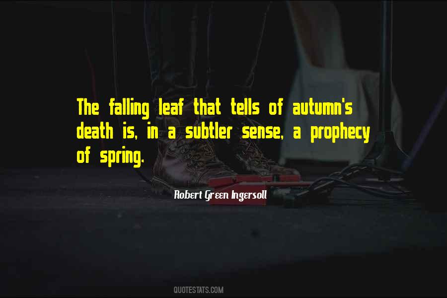 Quotes About Autumn Leaf #1185948