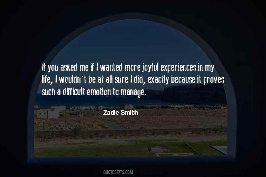 Quotes About Zadie #232558