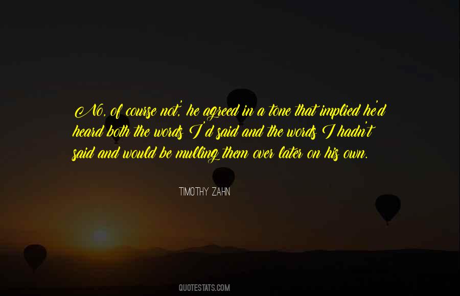 Quotes About Zahn #535390