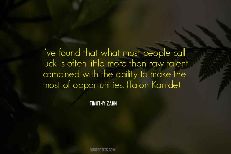 Quotes About Zahn #799854