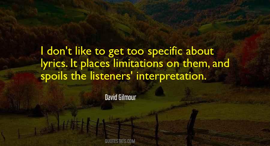 Quotes About Listeners #1675849