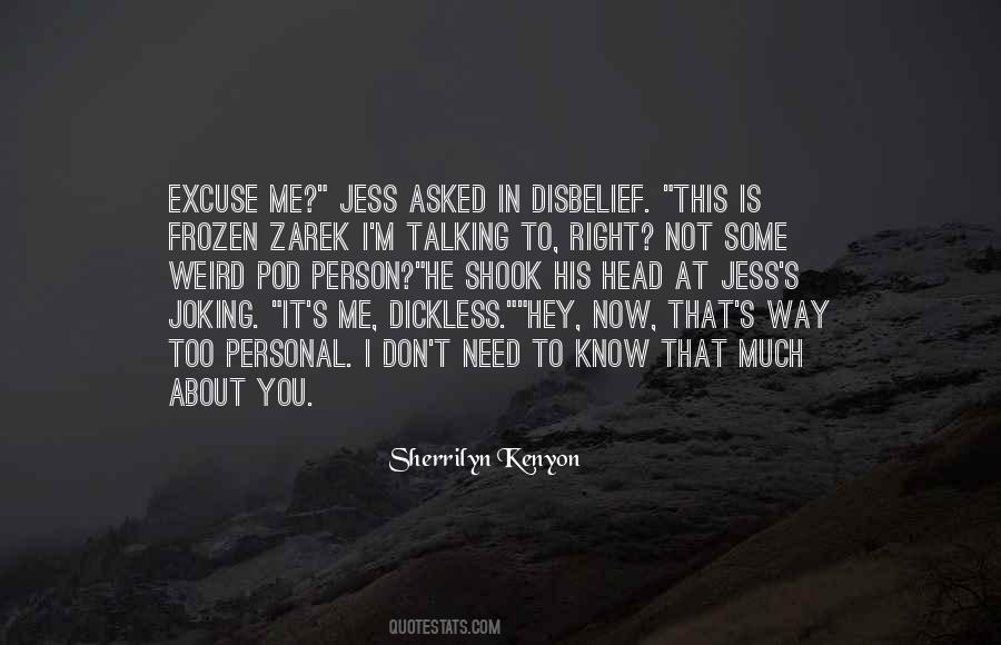 Quotes About Zarek #1503951