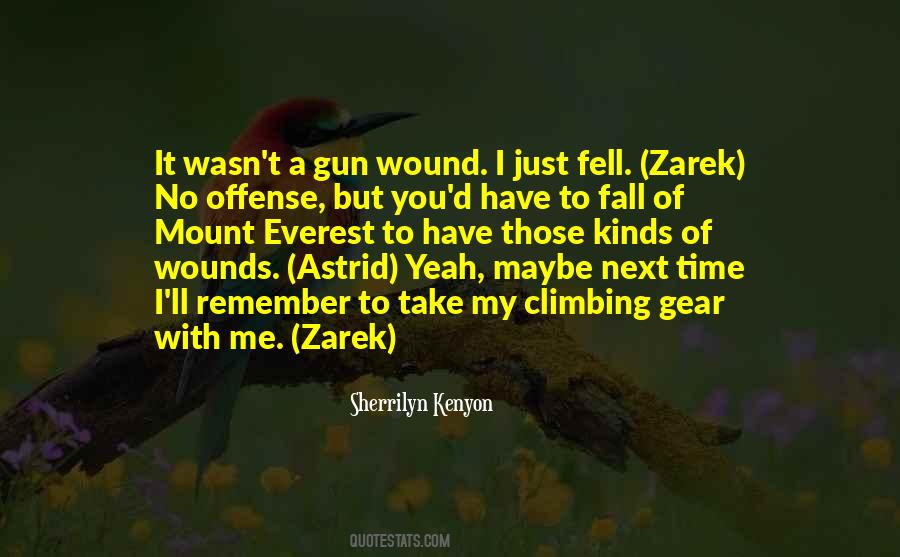 Quotes About Zarek #1723146