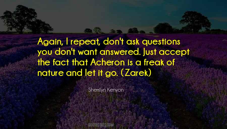 Quotes About Zarek #1874994