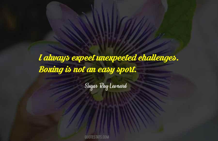 Quotes About Unexpected Challenges #1818990