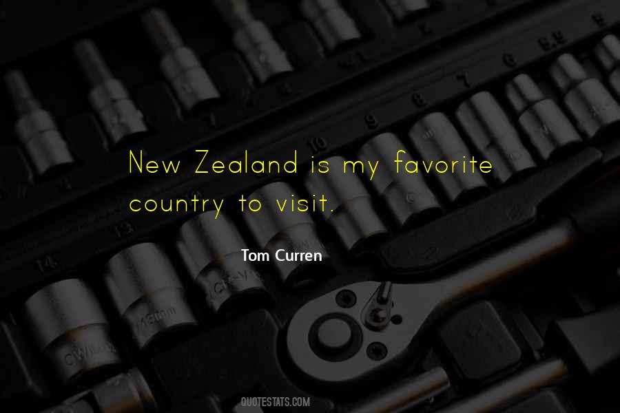 Quotes About Zealand #956607