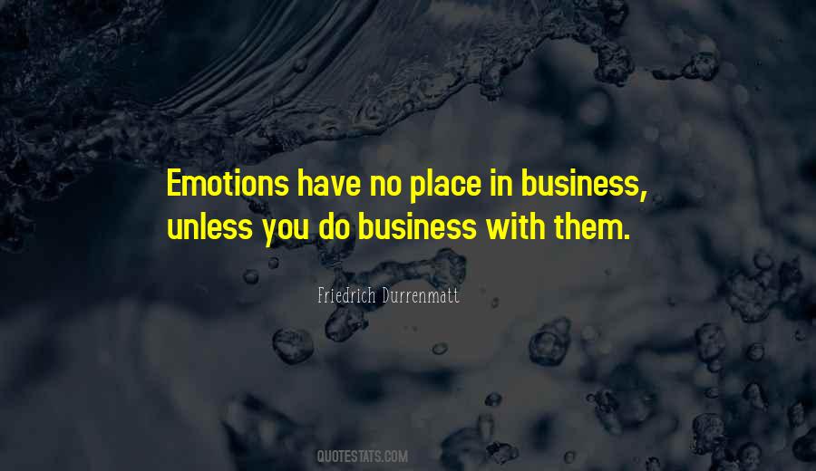 Quotes About Emotions In Business #306793