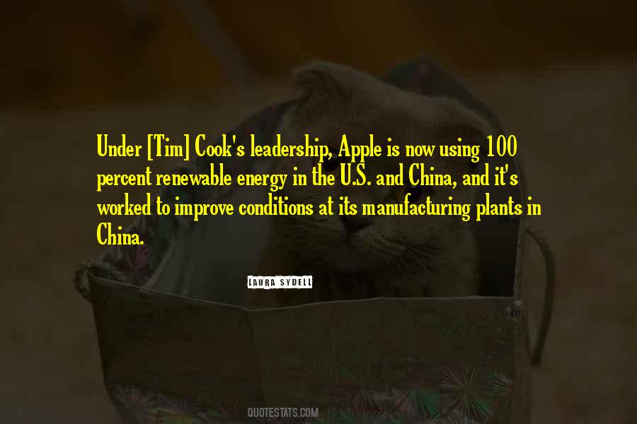 Quotes On Tim Cook #744358