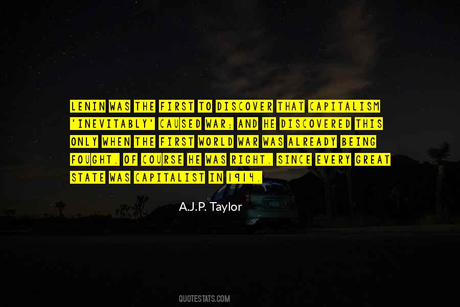 A J P Taylor Quotes #1250198
