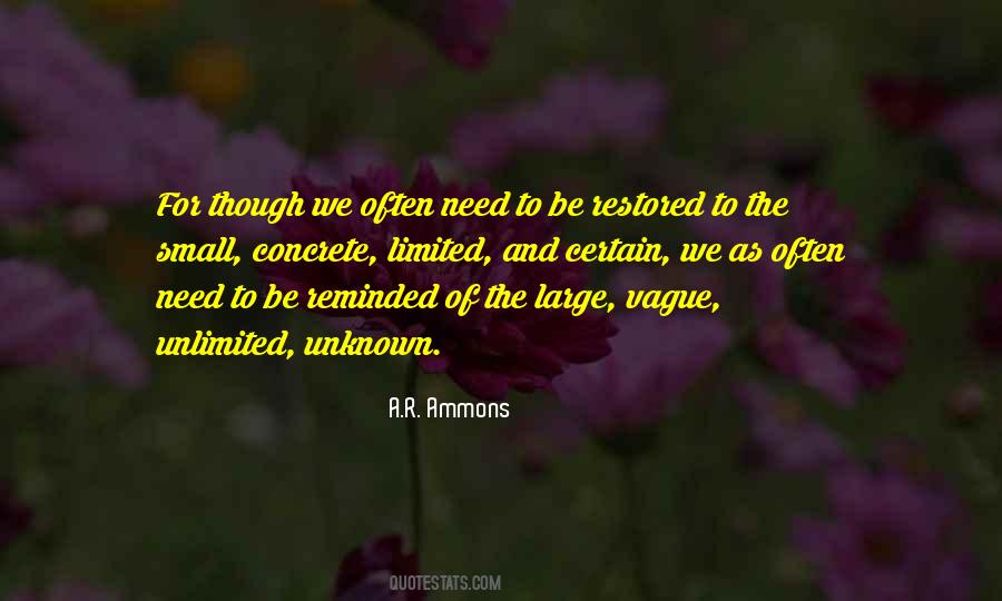 A R Ammons Quotes #1876109