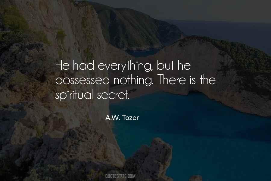 A W Tozer Quotes #263519