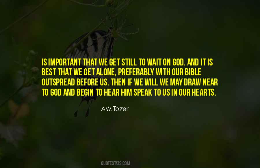 A W Tozer Quotes #416258
