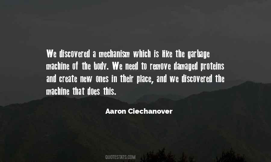 Aaron Ciechanover Quotes #267247