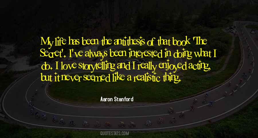 Aaron Stanford Quotes #138382