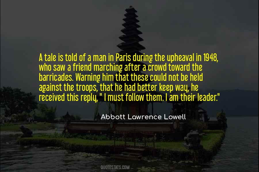 Abbott Lawrence Lowell Quotes #180932