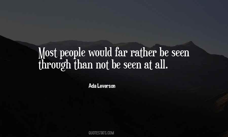 Ada Leverson Quotes #53714
