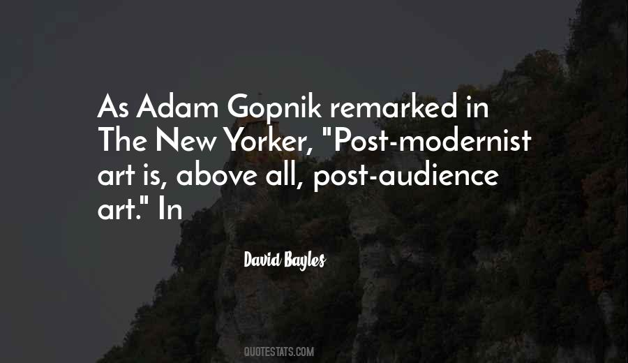 Adam Gopnik Quotes #289922