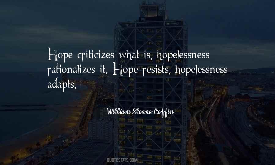 Quotes About Hopelessness #1099960