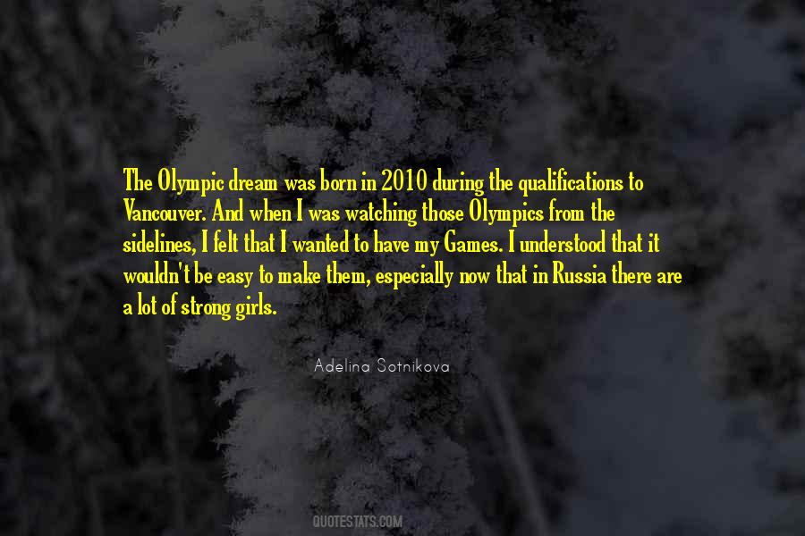 Adelina Sotnikova Quotes #2749