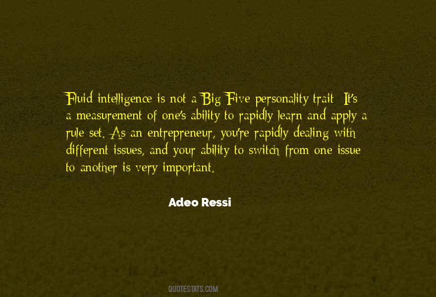 Adeo Ressi Quotes #1097014