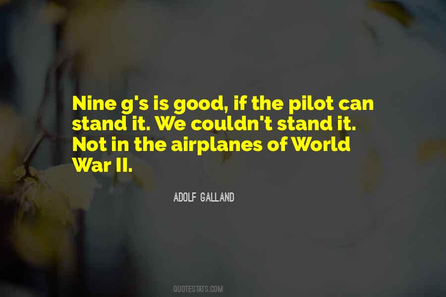 Adolf Galland Quotes #139621