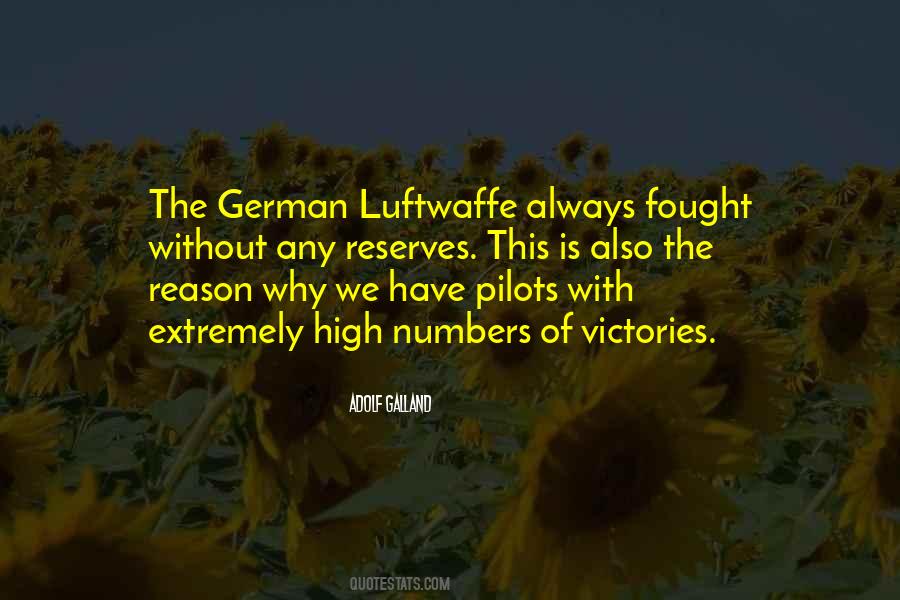 Adolf Galland Quotes #970615