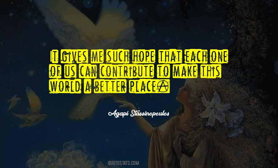 Agapi Stassinopoulos Quotes #1800481