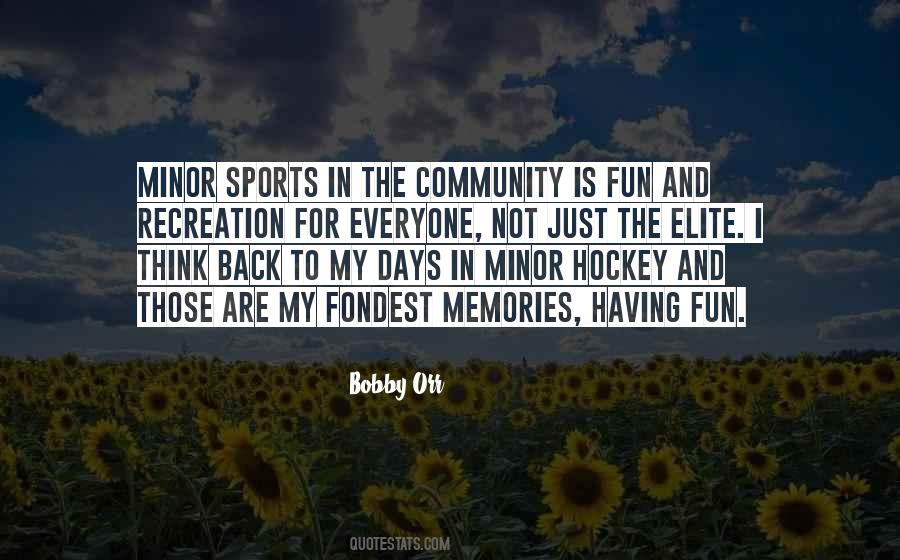 Quotes About Sports Memories #342884