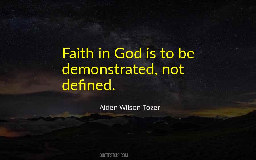 Aiden Wilson Tozer Quotes #209616