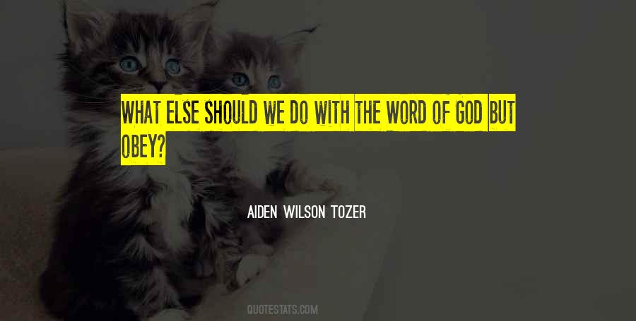 Aiden Wilson Tozer Quotes #312002