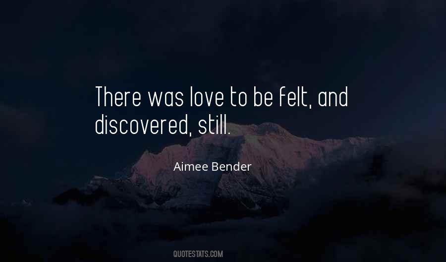 Aimee Bender Quotes #441684