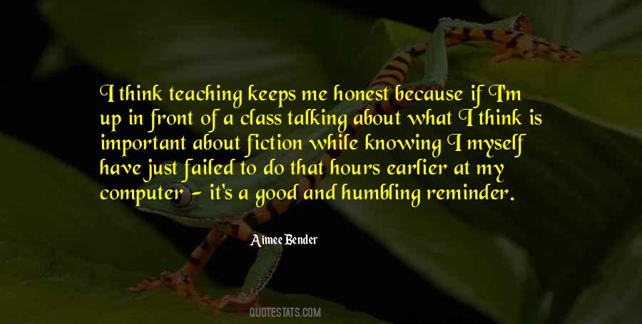 Aimee Bender Quotes #518137