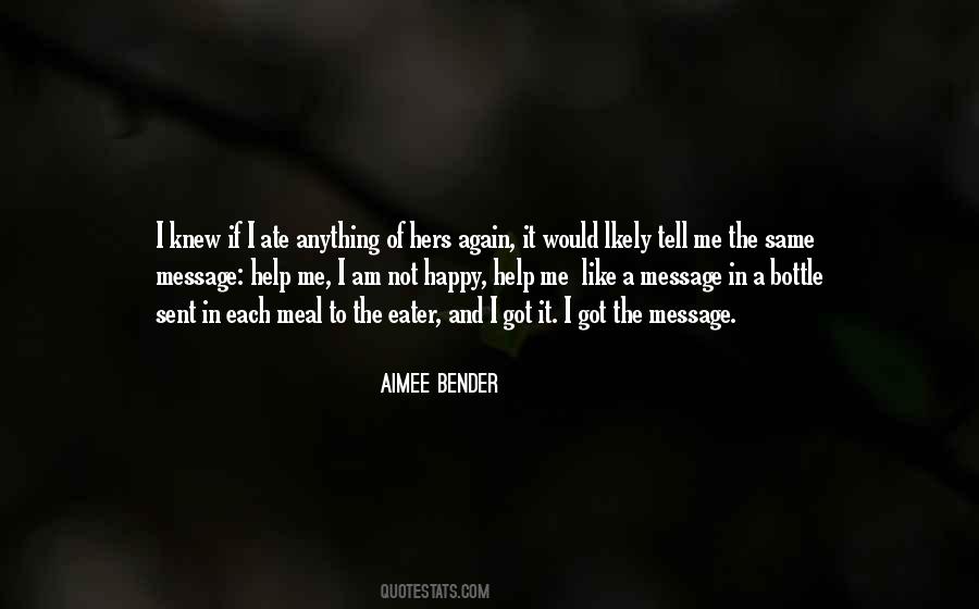 Aimee Bender Quotes #873494