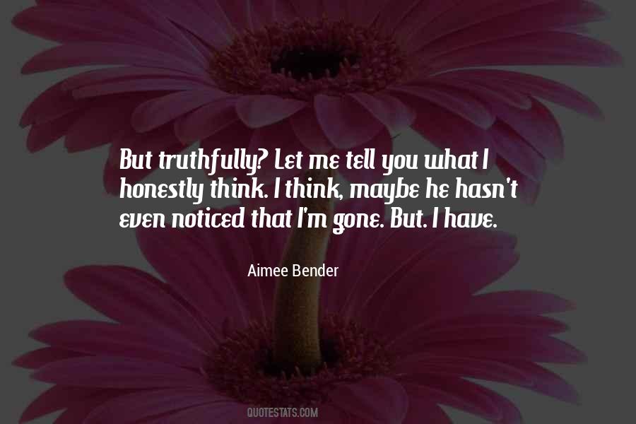 Aimee Bender Quotes #913458