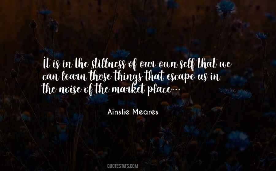 Ainslie Meares Quotes #1663611