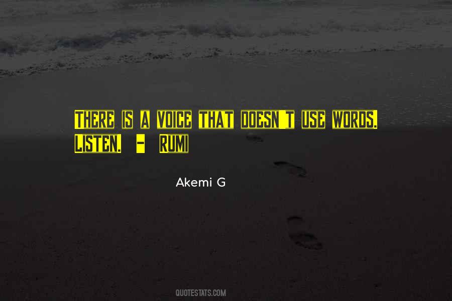 Akemi G Quotes #886896