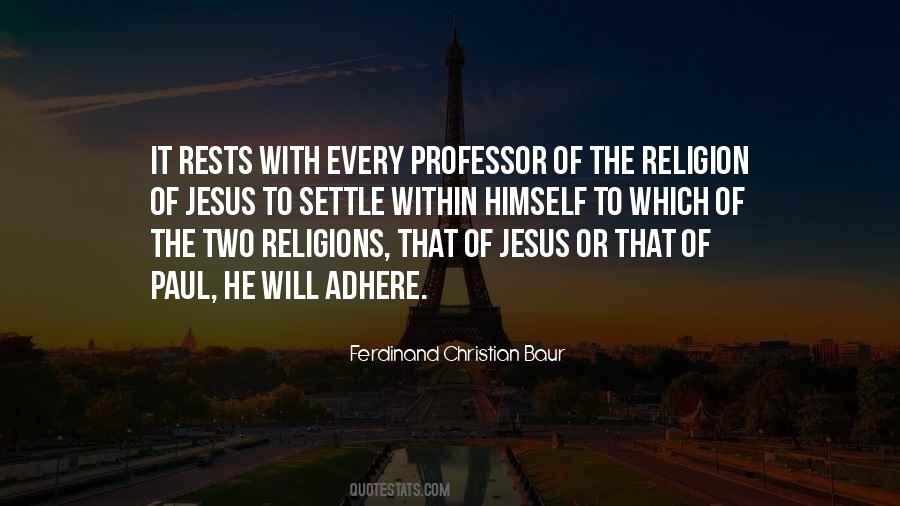 Quotes About Two Religions #570501