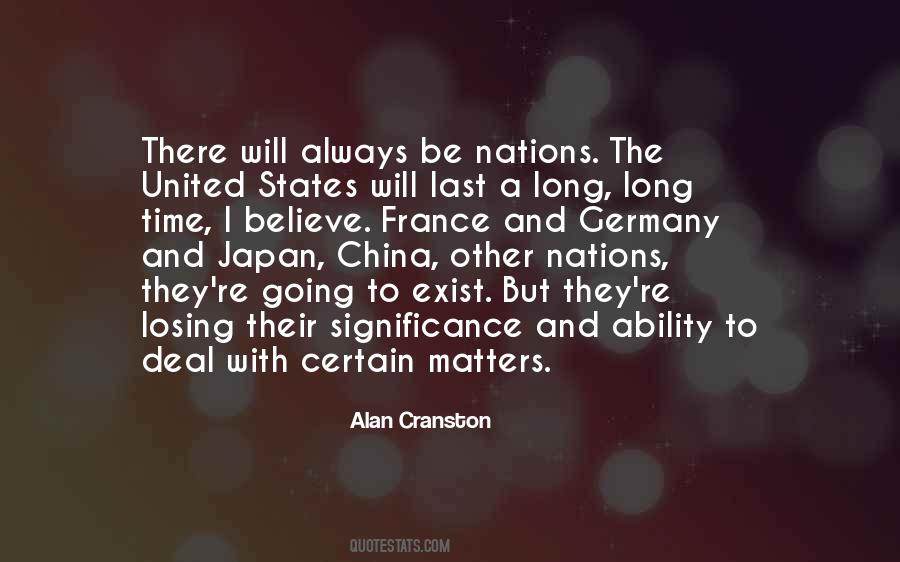 Alan Cranston Quotes #181691