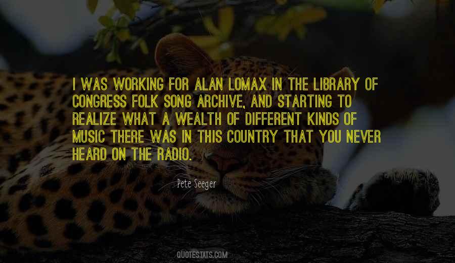 Alan Lomax Quotes #1165463