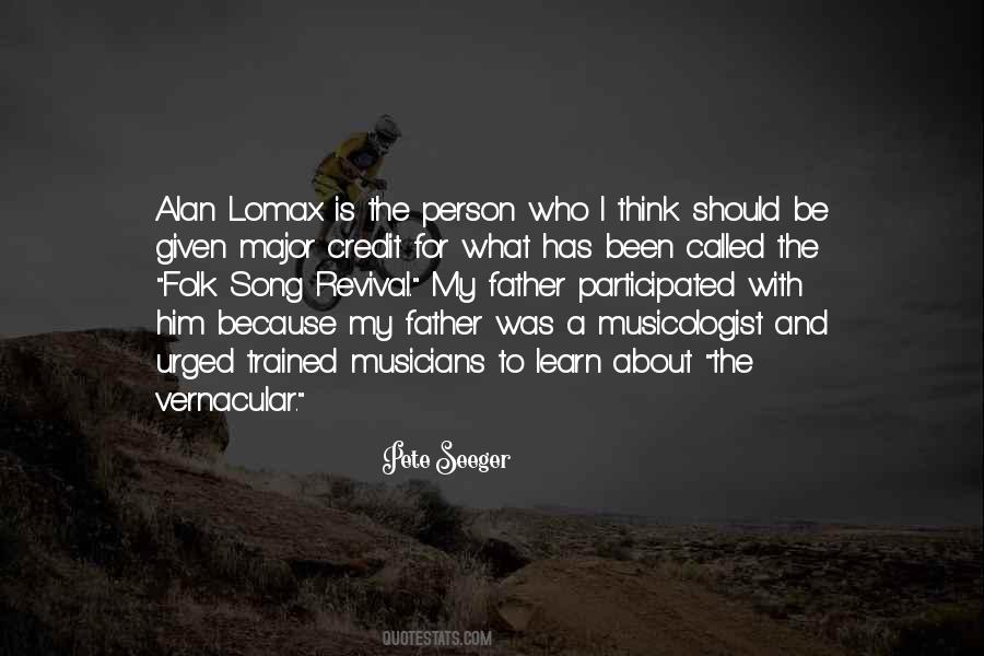 Alan Lomax Quotes #1792518